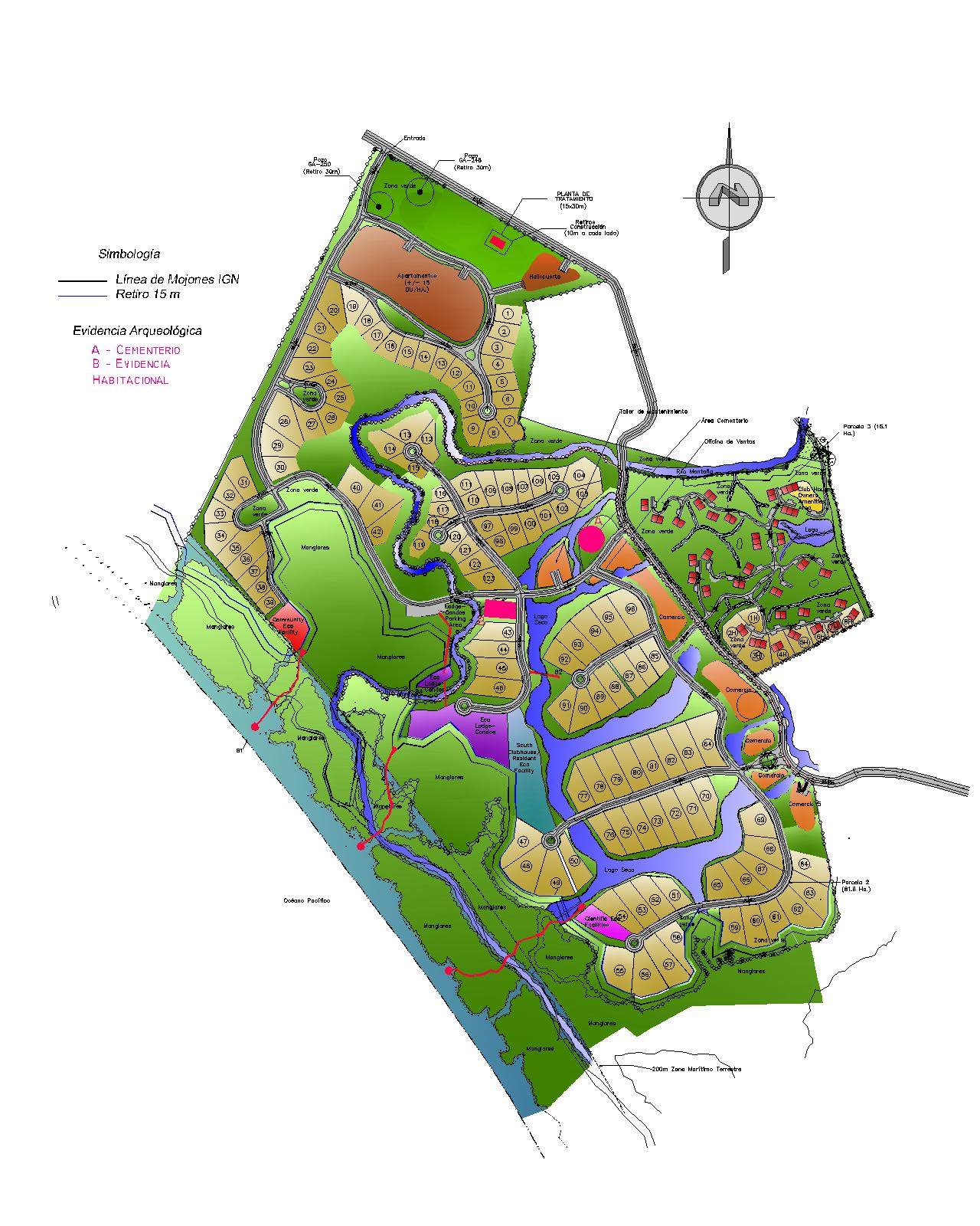 Playas Escondidas Site Plan